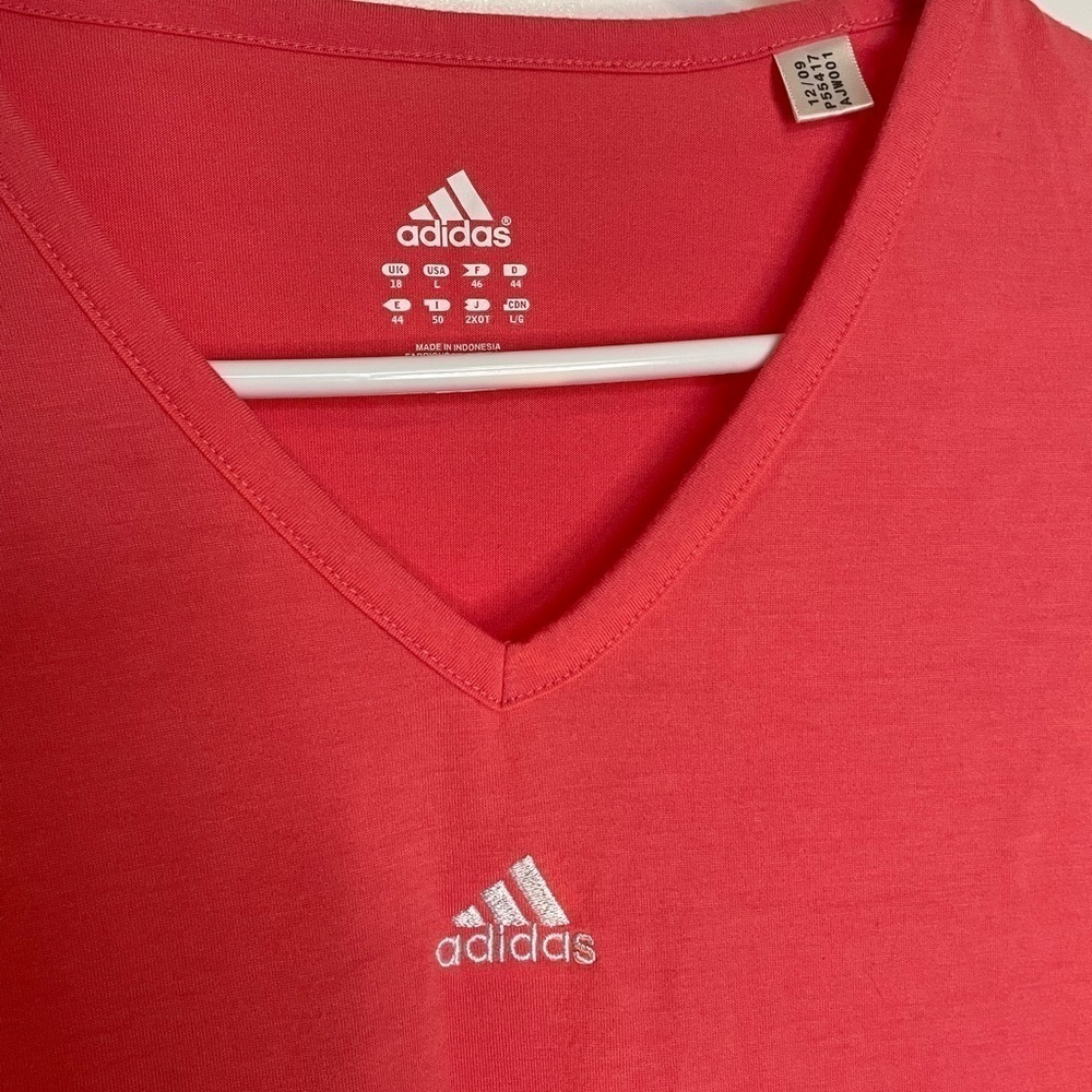 Adidas women’s sleeves v-neck top - Picture 3 of 7